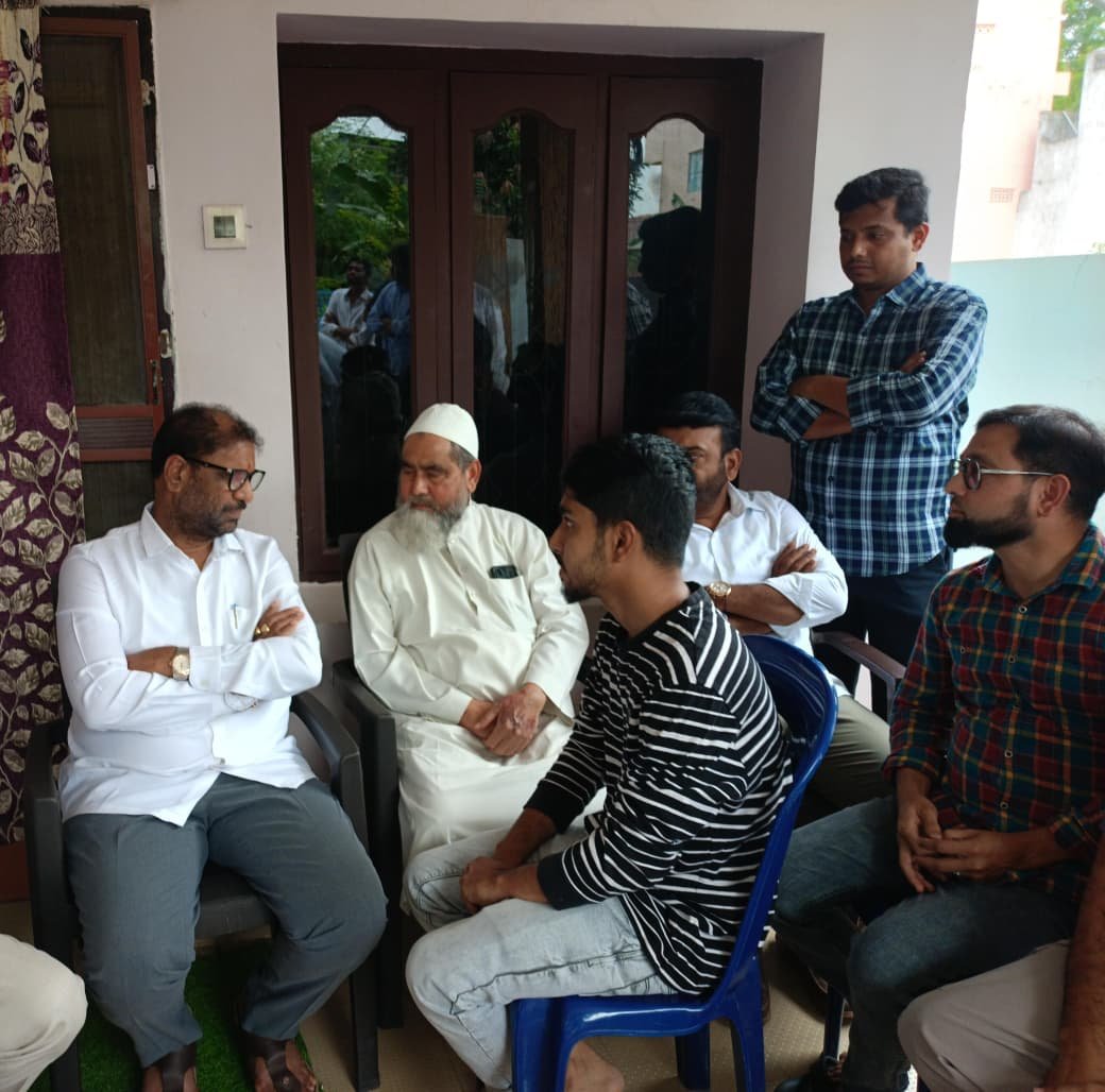 తాజుద్దీన్ కుటుంబాన్ని పరామర్శించిన బిఆర్ఎస్ పార్లమెంటరీ నేత రవిచంద్ర..