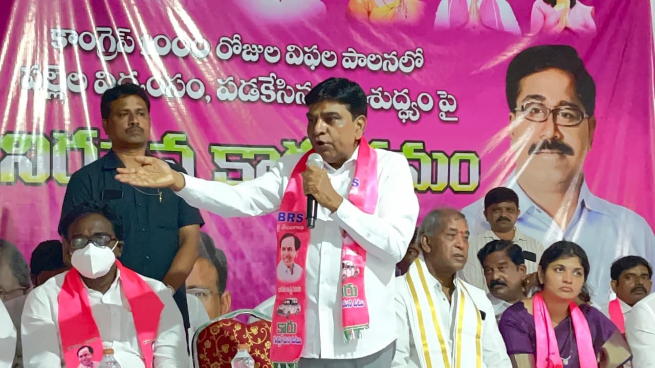 కాంగ్రెస్ ప్రభుత్వం ఇచ్చిన హామీల అమలు లో విఫలం: మాజీ ఎంపీ నామ 